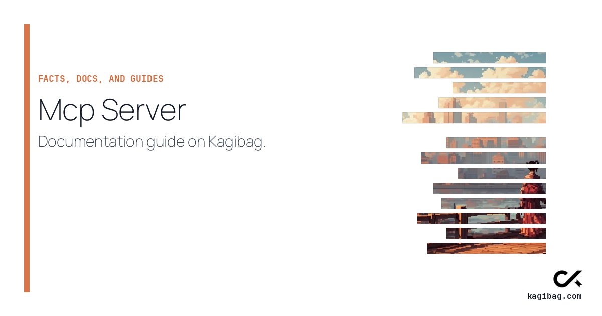 Kagibag MCP Server Setup Guide | Kagibag Docs